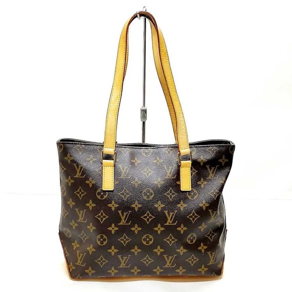 Louis Vuitton LV Shoulder Bag Cabas Piano Brown Monogram 746-042525